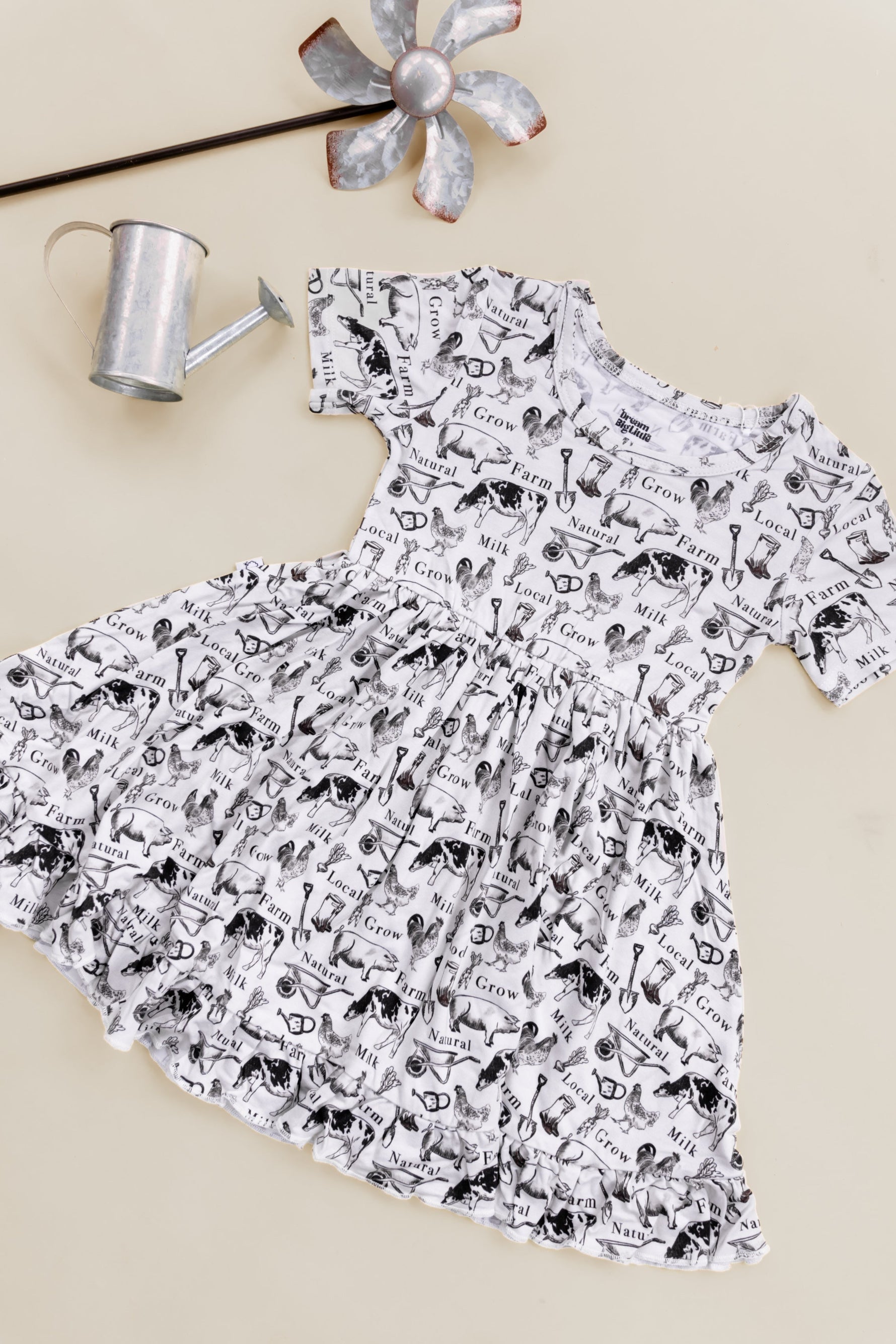 DREAM BIG LITTLE CO LOCALLY GROWN DREAM RUFFLE DRESSEveretts Place