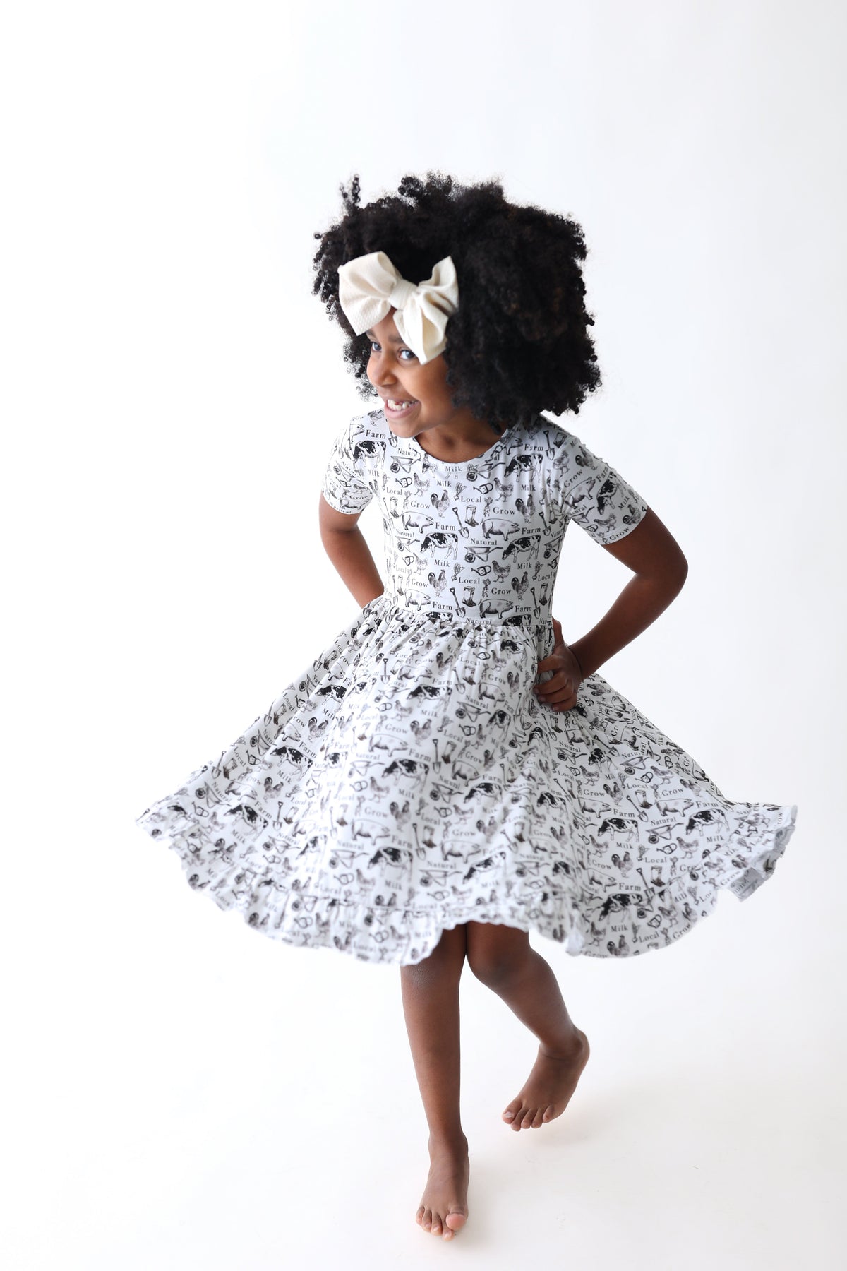 DREAM BIG LITTLE CO LOCALLY GROWN DREAM RUFFLE DRESSEveretts Place