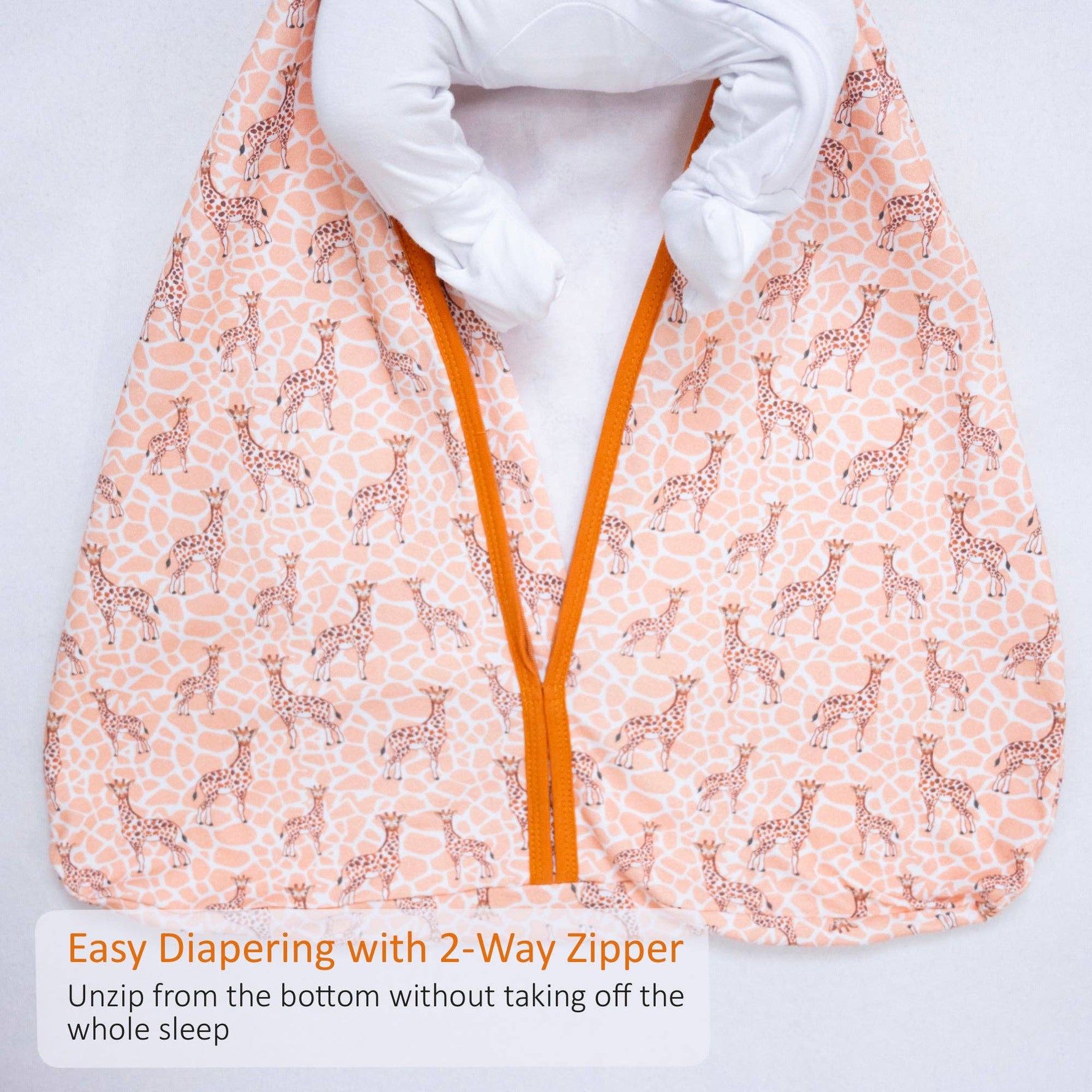 LollyBanks LollyBanks Organic Cotton Baby Sleep Sack 0.5 Tog Gentle GiantEveretts Place