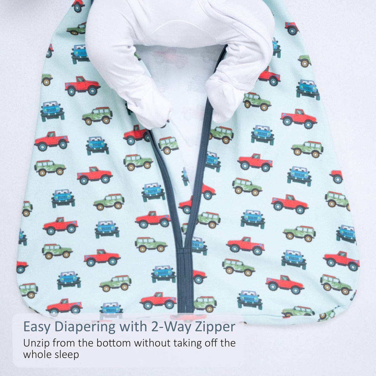 LollyBanks LollyBanks Organic Cotton Sleep Sack 0.5 TOG Adventure Is Calling Two Way ZipperEveretts Place
