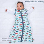 LollyBanks LollyBanks Organic Cotton Sleep Sack 0.5 TOG Adventure Is Calling Two Way ZipperEveretts Place