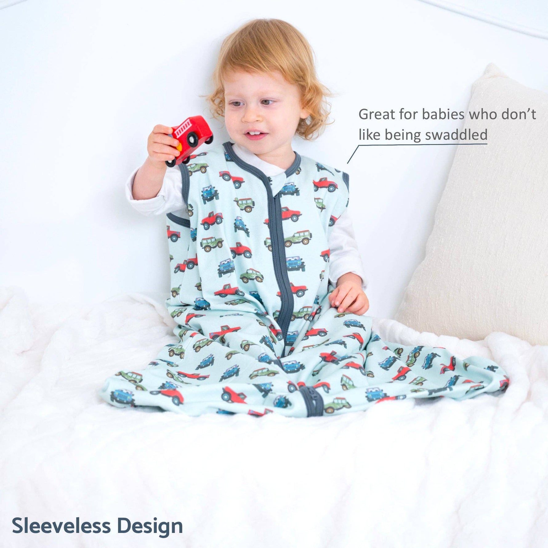 LollyBanks LollyBanks Organic Cotton Sleep Sack 0.5 TOG Adventure Is Calling Two Way ZipperEveretts Place