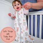 LollyBanks LollyBanks Organic Cotton Sleep Sack 0.5 Tog Bear Hugs ZipperEveretts Place