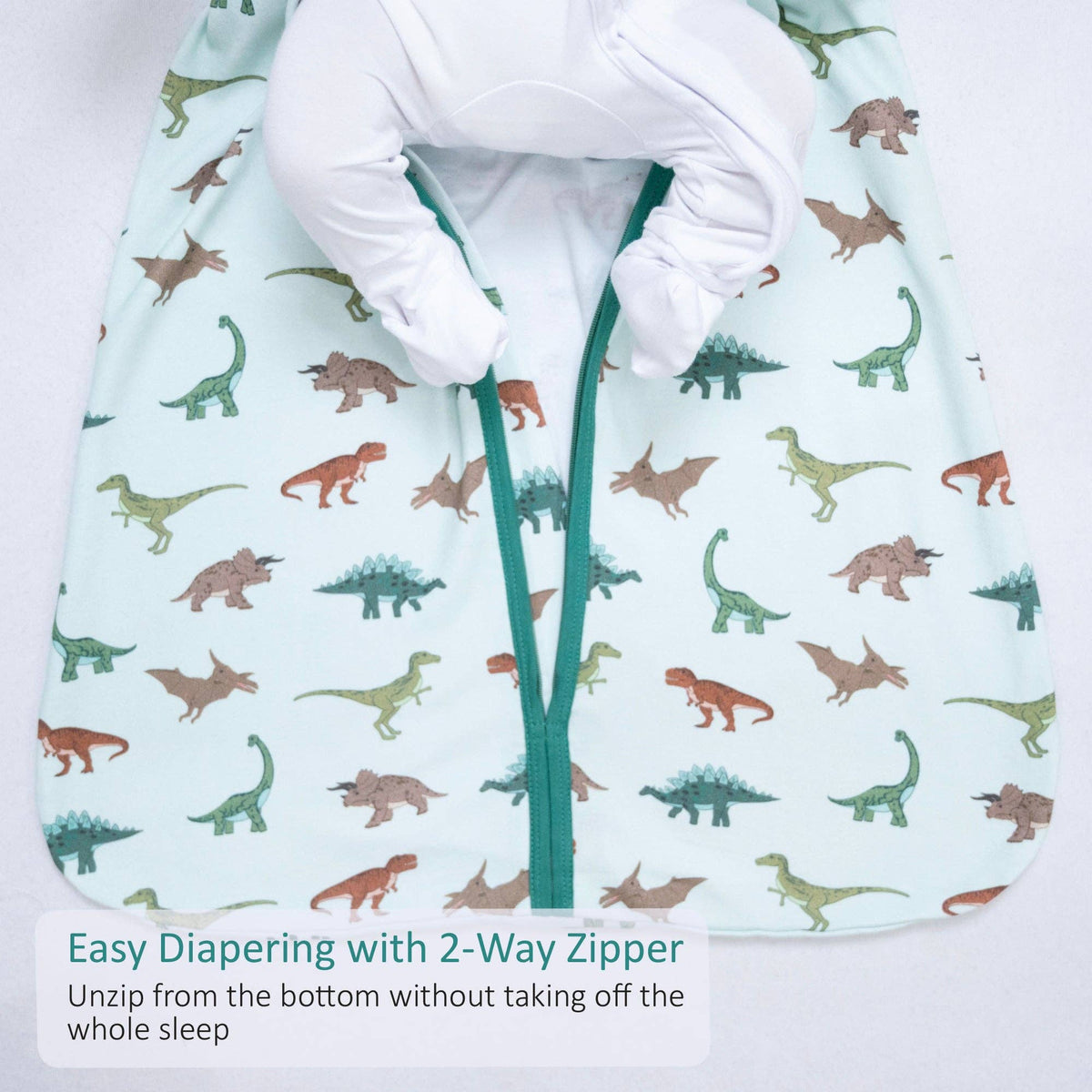 LollyBanks LollyBanks Organic Cotton Sleep Sack 0.5 TOG DinosaurEveretts Place