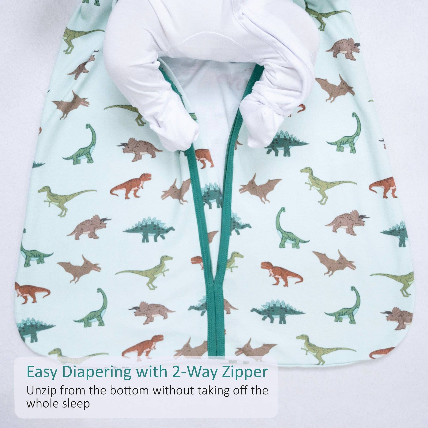 LollyBanks LollyBanks Organic Cotton Sleep Sack 0.5 TOG DinosaurEveretts Place