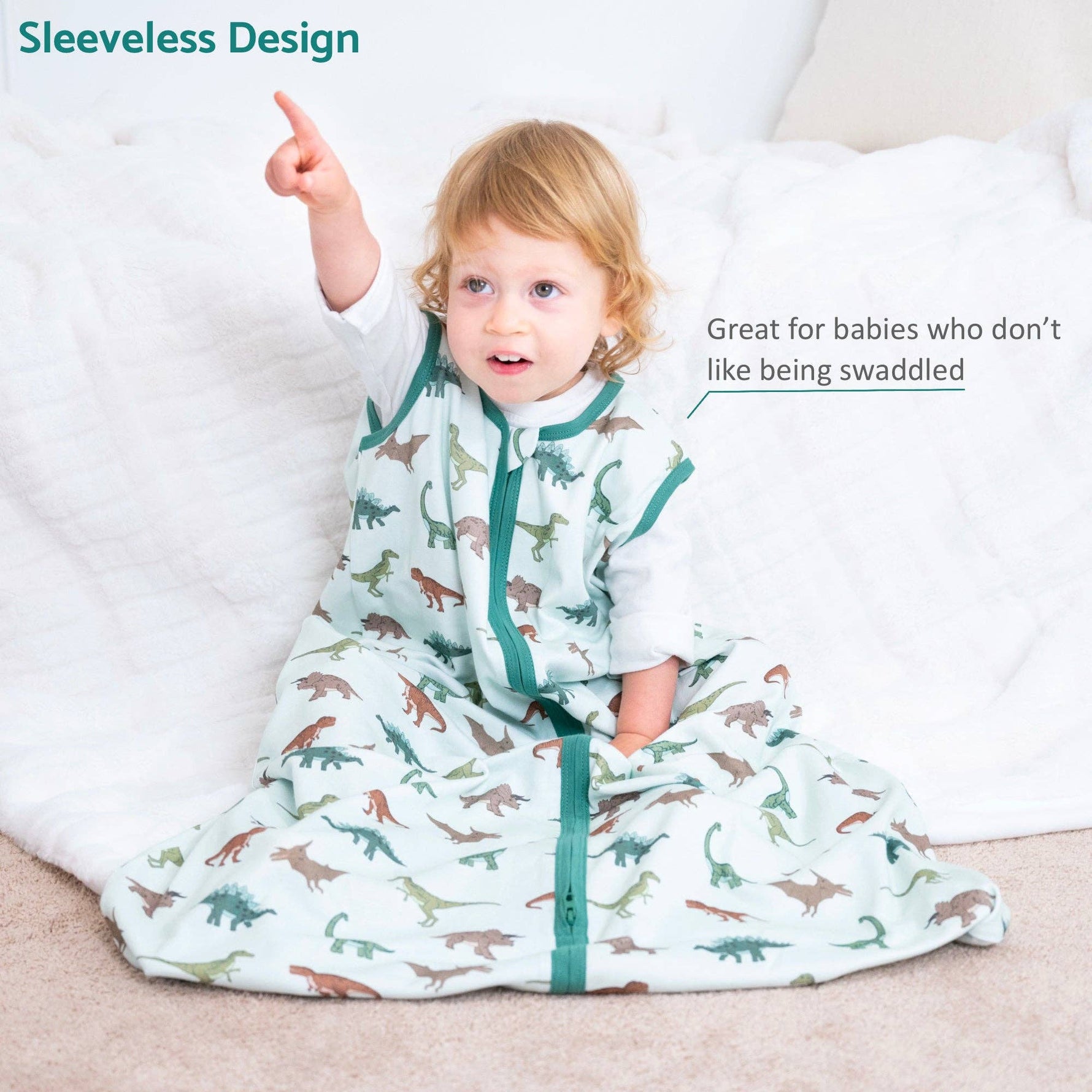 LollyBanks LollyBanks Organic Cotton Sleep Sack 0.5 TOG DinosaurEveretts Place