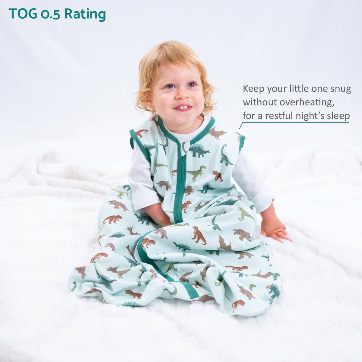 LollyBanks LollyBanks Organic Cotton Sleep Sack 0.5 TOG DinosaurEveretts Place