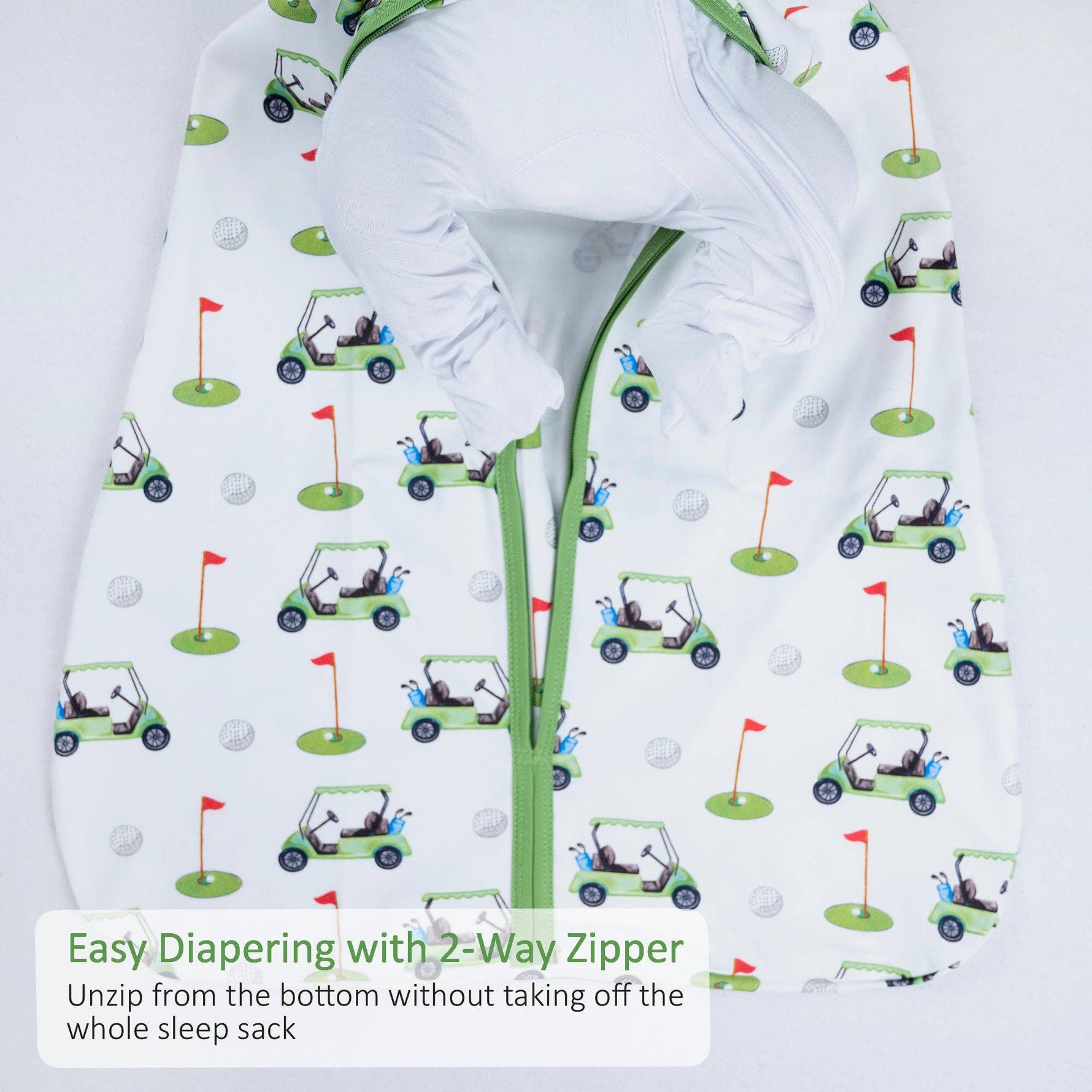 LollyBanks LollyBanks Organic Cotton Sleep Sack 0.5 TOG Golf A RoundEveretts Place