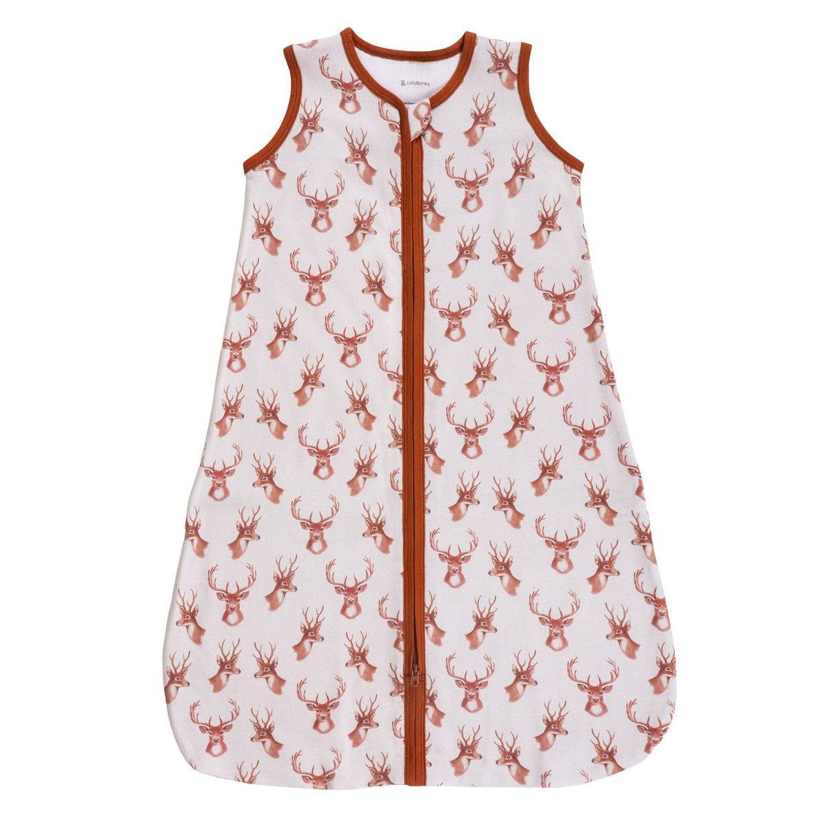 LollyBanks LollyBanks Organic Cotton Sleep Sack 0.5 Tog Oh DeerEveretts Place
