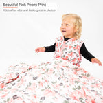 LollyBanks LollyBanks Organic Cotton Sleep Sack 0.5 TOG Pretty in Peony for BabyEveretts Place