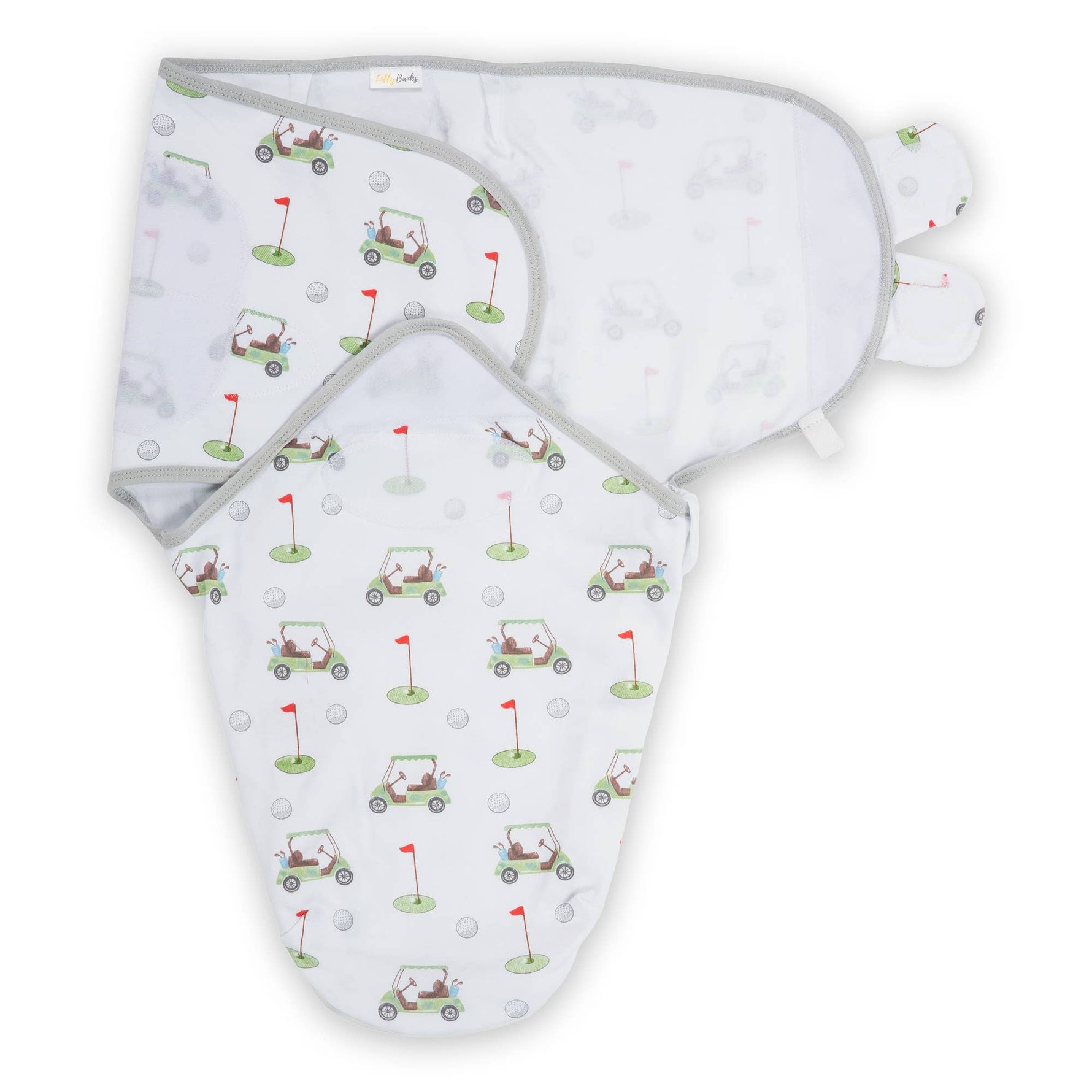 LollyBanks LollyBanks Organic Cotton Velcro Newborn Swaddle Sack For Easy Diaper ChangesEveretts Place