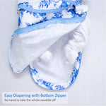LollyBanks LollyBanks Organic Cotton Velcro Newborn Swaddle Sack PeonyEveretts Place