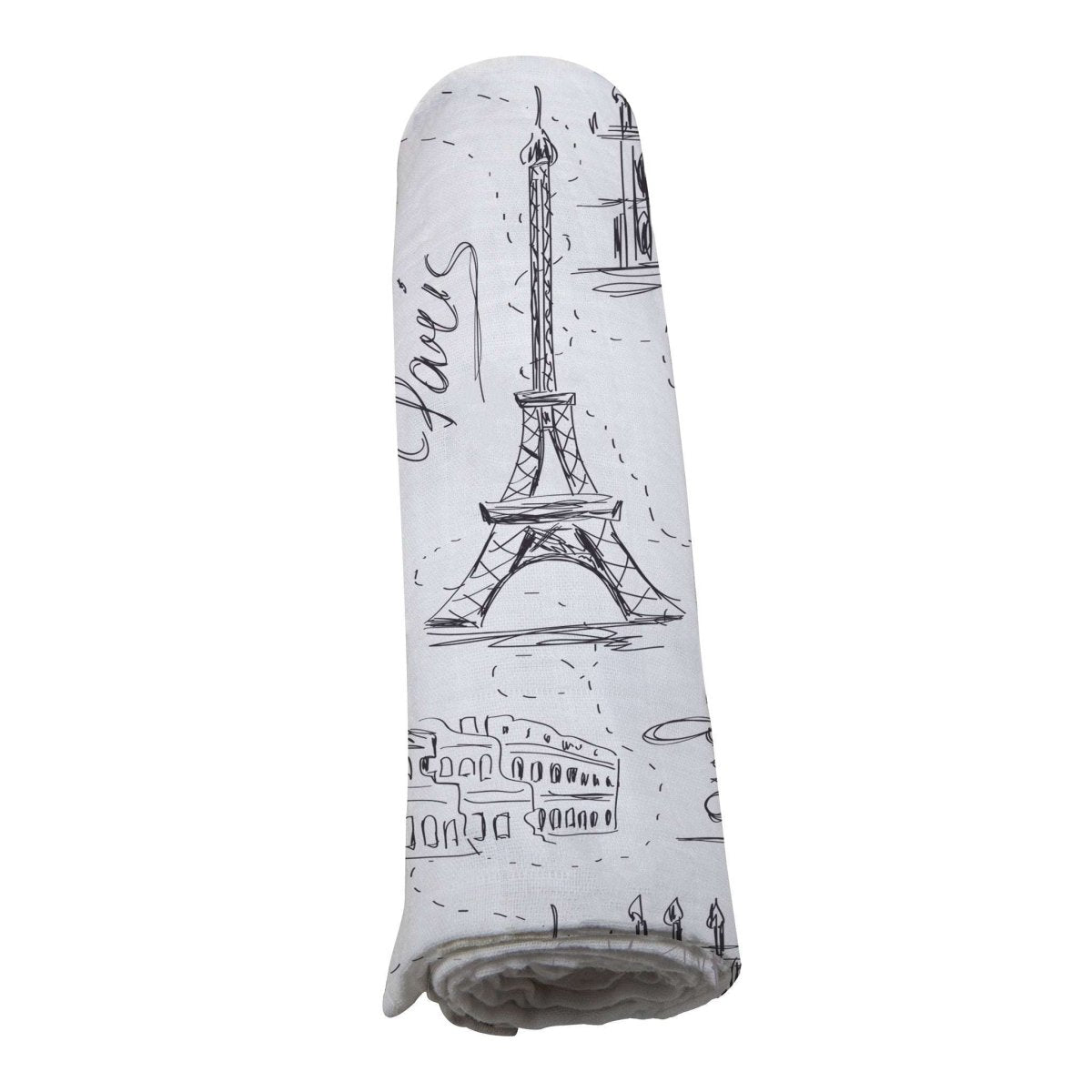 Newcastle Classics London Paris New York Bamboo Swaddle Blanket for Breathable Baby Comfort - 