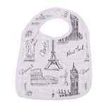 Newcastle Classics London Paris New York Soft Absorbent Feeding Bibs for Infants - Baby & Toddler > Nursing & Feeding > Feeding Essentials > Bibs Bamboo Snap Bib