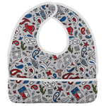 Texas Tushies Lone Star Machine Washable Water Resistant Baby Bib with Pocket for Easy Cleanup - Baby & Toddler > Nursing & Feeding > Bibs Baby & Toddler Clothing