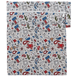 Texas Tushies Lone Star Wet Bag Double Zipper Water Resistant for Busy Parents - 