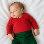 Finn + Emma long bodysuit | scarlet red - 