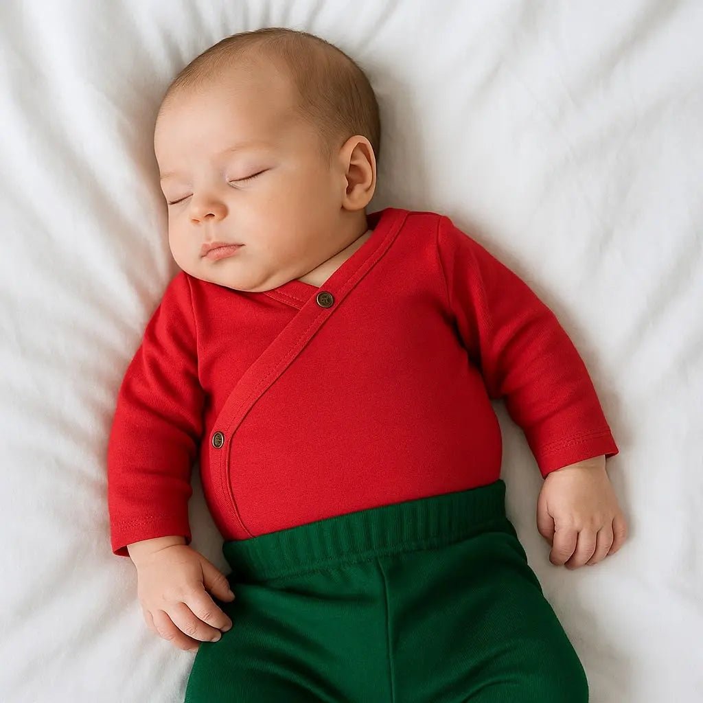 Finn + Emma long bodysuit | scarlet red - 