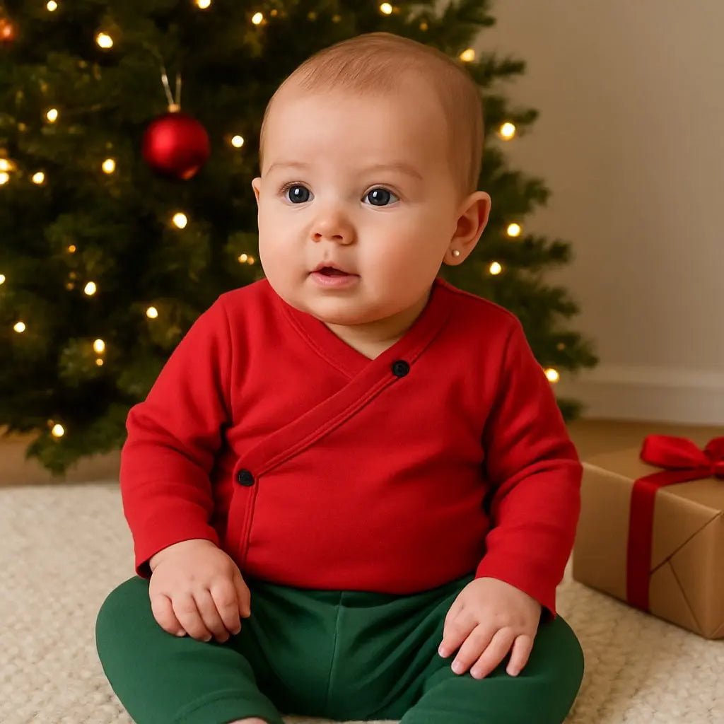 Finn + Emma long bodysuit | scarlet red - 