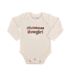 Finn + Emma long sleeve graphic bodysuit | christmas cowgirl - 