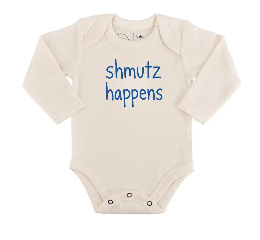 Finn + Emma long sleeve graphic bodysuit | schmutz happens - 