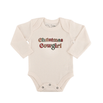 Finn + Emma long sleeve graphic bodysuit | christmas cowgirl - 