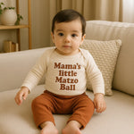 Finn + Emma long sleeve graphic bodysuit | matzo ball - 