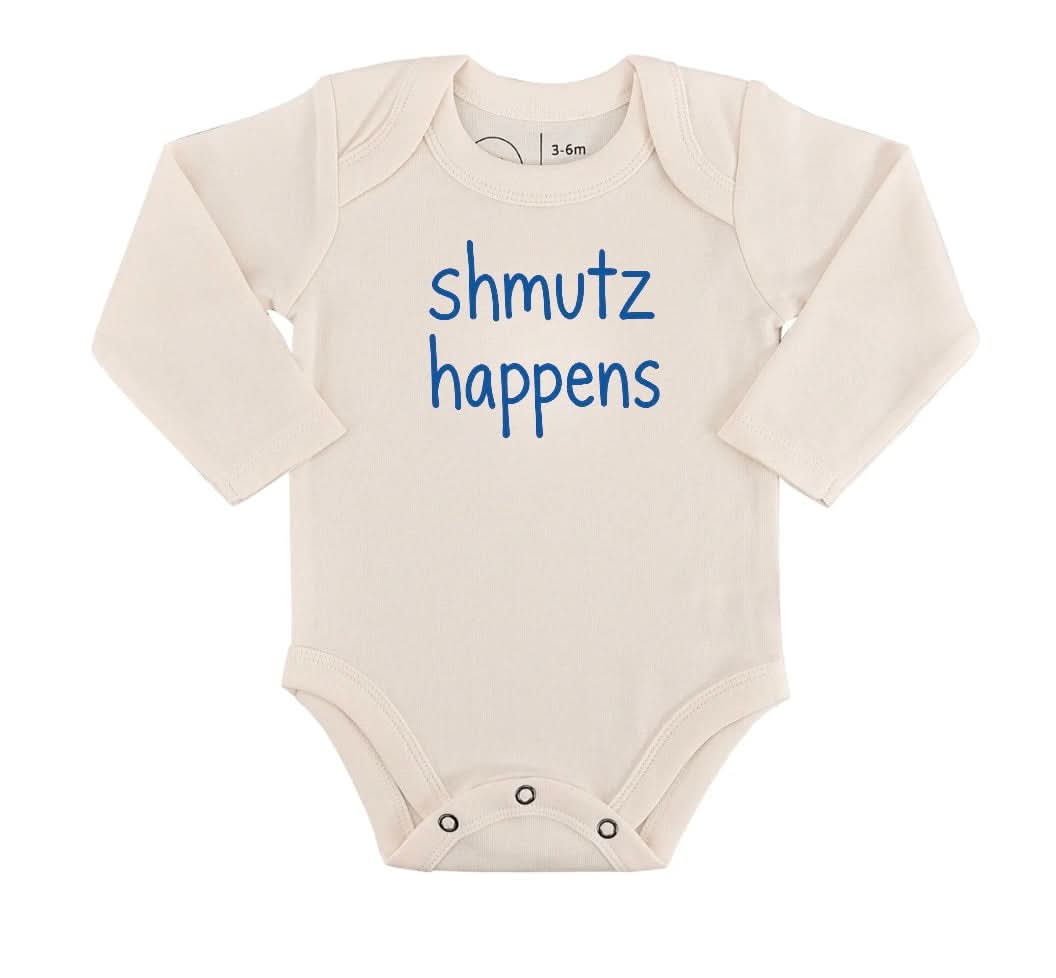 Finn + Emma long sleeve graphic bodysuit | schmutz happens - 