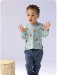 Angel Dear Long Sleeve Henley for Kids Cozy Essential for Fall and Winter - Everetts Place Boutique - 
