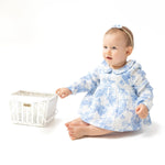 Angel Dear Long Sleeve Peter Pan Collar Bubble Dress With Skirt - Everetts Place Boutique - 