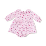 Angel Dear Long Sleeve Peter Pan Ruffle Collar Bubble Skirt Set - Everetts Place Boutique - 