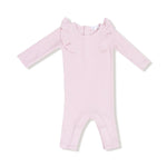 Angel Dear Long Sleeve Ruffle Romper for Cozy Cuddles and Warmth - Everetts Place Boutique - 