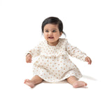 Angel Dear Long Sleeve Smocked Ruffle Bubble Skirt Organic Cotton - Everetts Place Boutique - 