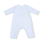 Angel Dear Long Sleeve Snap Shoulder Romper With Tractor Applique - Everetts Place Boutique - 