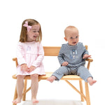 Angel Dear Long Sleeve Striped Play Dress With Big Sis Applique - Everetts Place Boutique - 