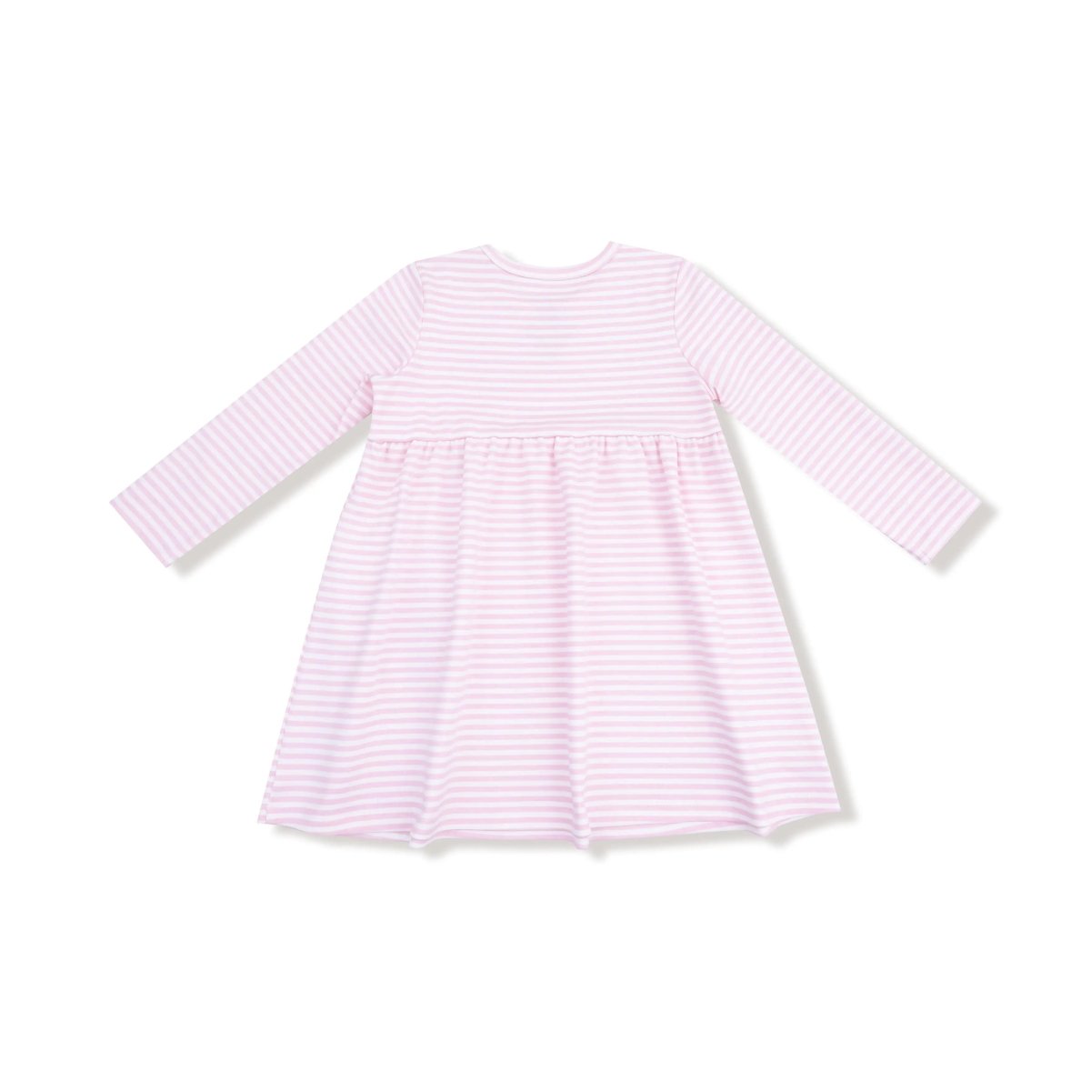 Angel Dear Long Sleeve Striped Play Dress With Football Bow Applique - Everetts Place Boutique - 