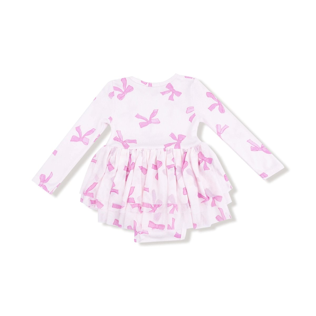 Angel Dear Long Sleeve Tutu Bodysuit Dress For Babies And Toddlers - Everetts Place Boutique - 
