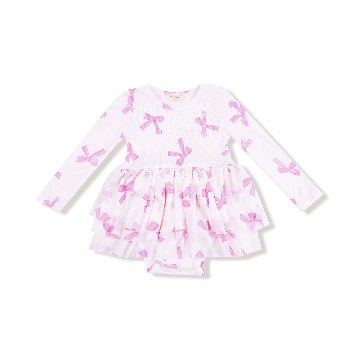 Angel Dear Long Sleeve Tutu Bodysuit Dress For Babies And Toddlers - Everetts Place Boutique - 