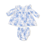 Angel Dear Long Sleeve Vintage Lace Dress With Bloomer Set 2T 4T - Everetts Place Boutique - 