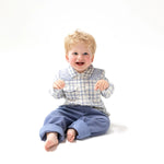 Angel Dear Long Sleeve Western Pearl Snap Shirt Organic Cotton Kids - Everetts Place Boutique - 