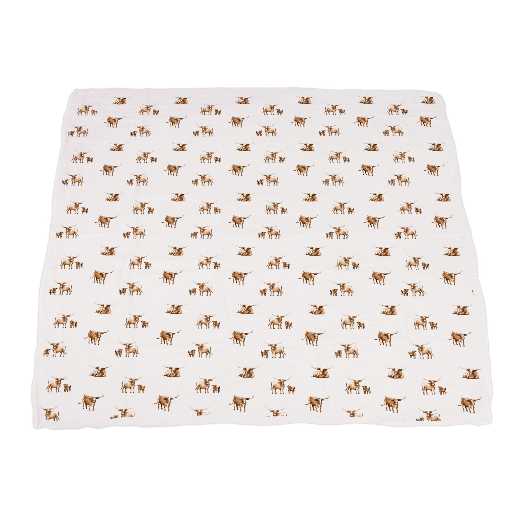 Newcastle Classics Longhorn Bamboo Newcastle Blanket with Natural Muslin for Cozy Kids - Home & Garden > Linens & Bedding > Bedding > Blankets baby blanket