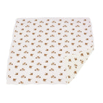 Newcastle Classics Longhorn Bamboo Newcastle Blanket with Natural Muslin for Cozy Kids - 