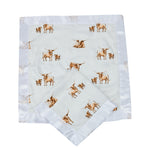 Newcastle Classics Longhorn Newcastle Security Blanket for Comfort and Cuddles for Babies - Baby & Toddler > Swaddling & Receiving Blankets > Receiving Blankets Bamboo Security Blanket