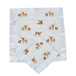 Newcastle Classics Longhorn Newcastle Security Blanket for Comfort and Cuddles for Babies - 