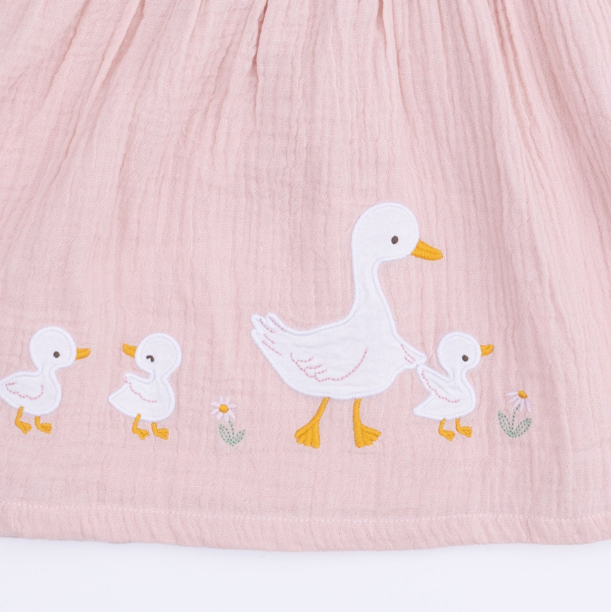 Angel Dear Lotus Flower Ducklings - Ruffle Sleeve Dress and Bloomer with Sunhat - 