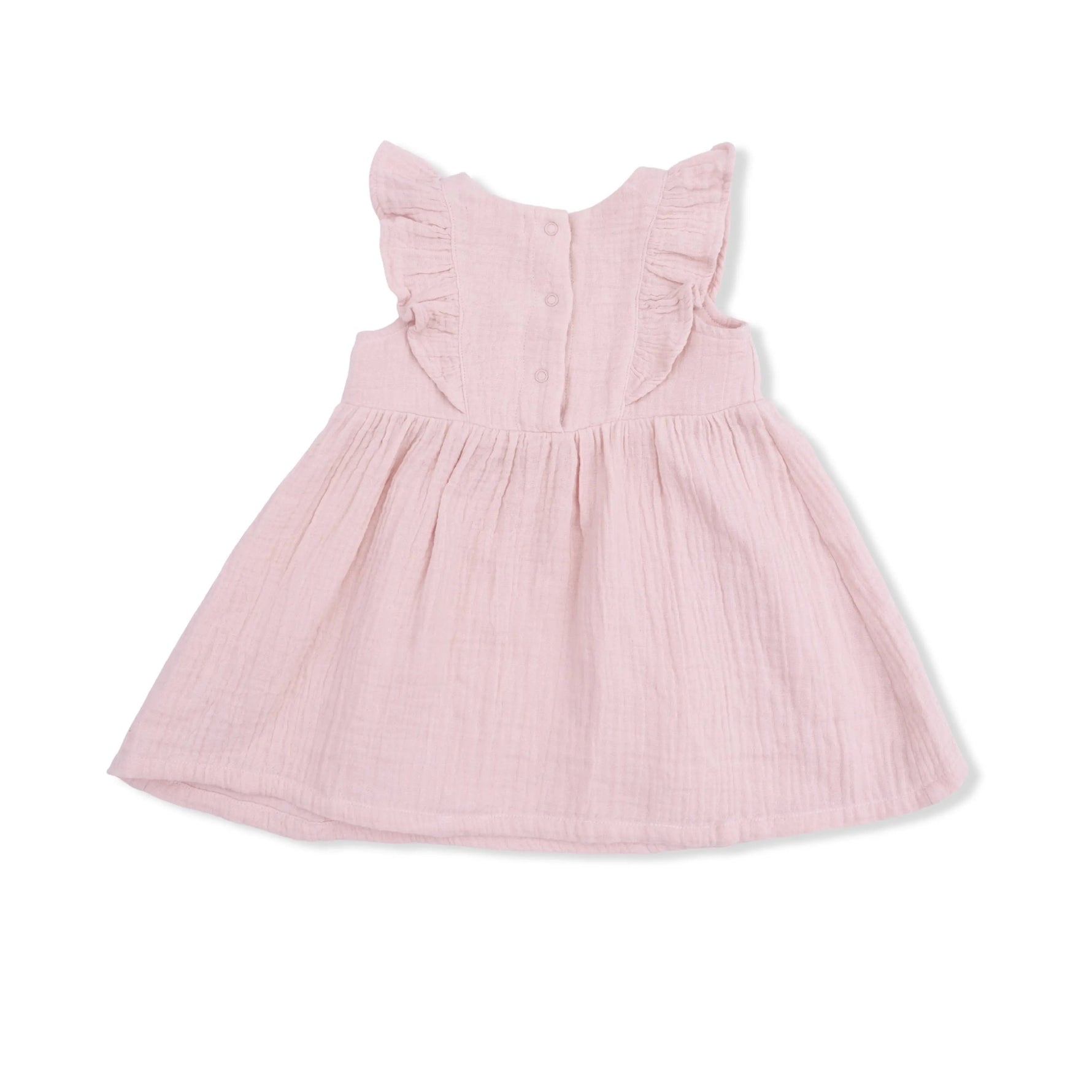Angel Dear Lotus Flower Ducklings - Ruffle Sleeve Dress and Bloomer with Sunhat - 