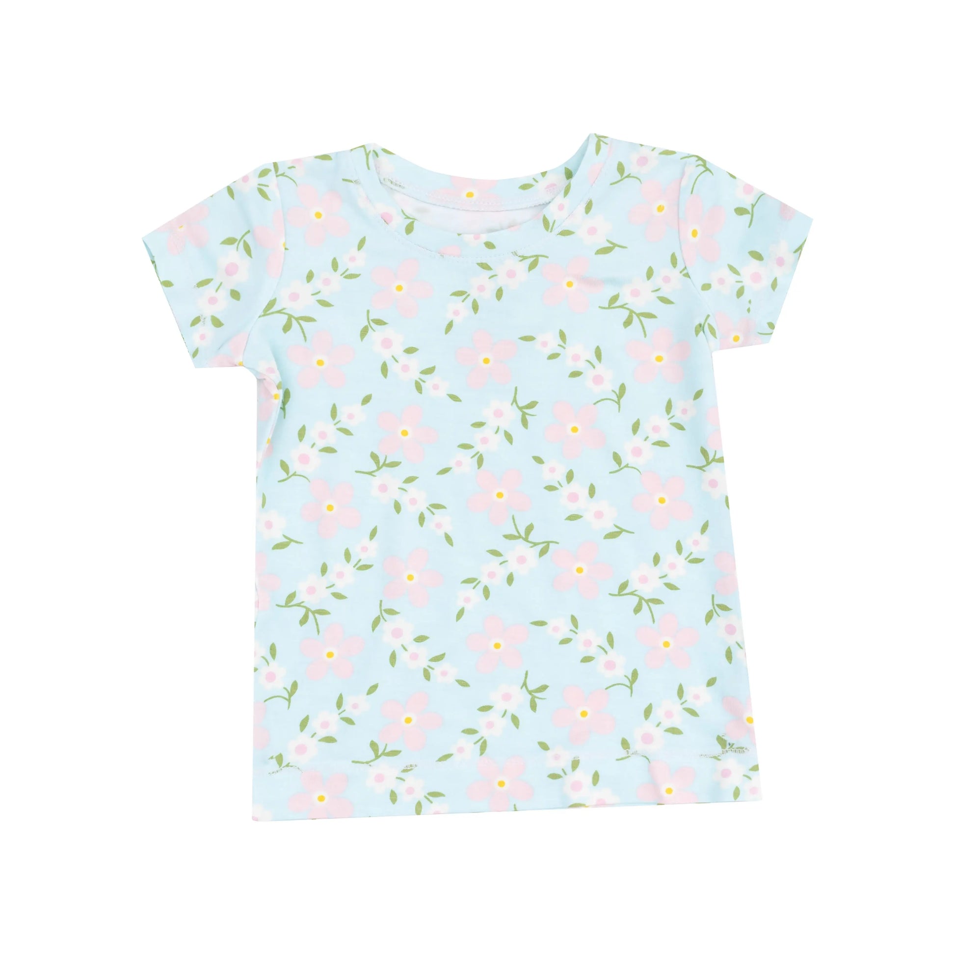 Loungewear Short Set Vintage Daisy for Kids.