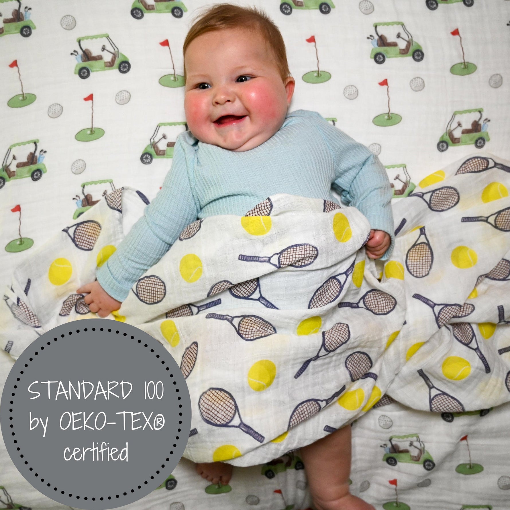 LollyBanks Love All Swaddle BlanketEveretts Place