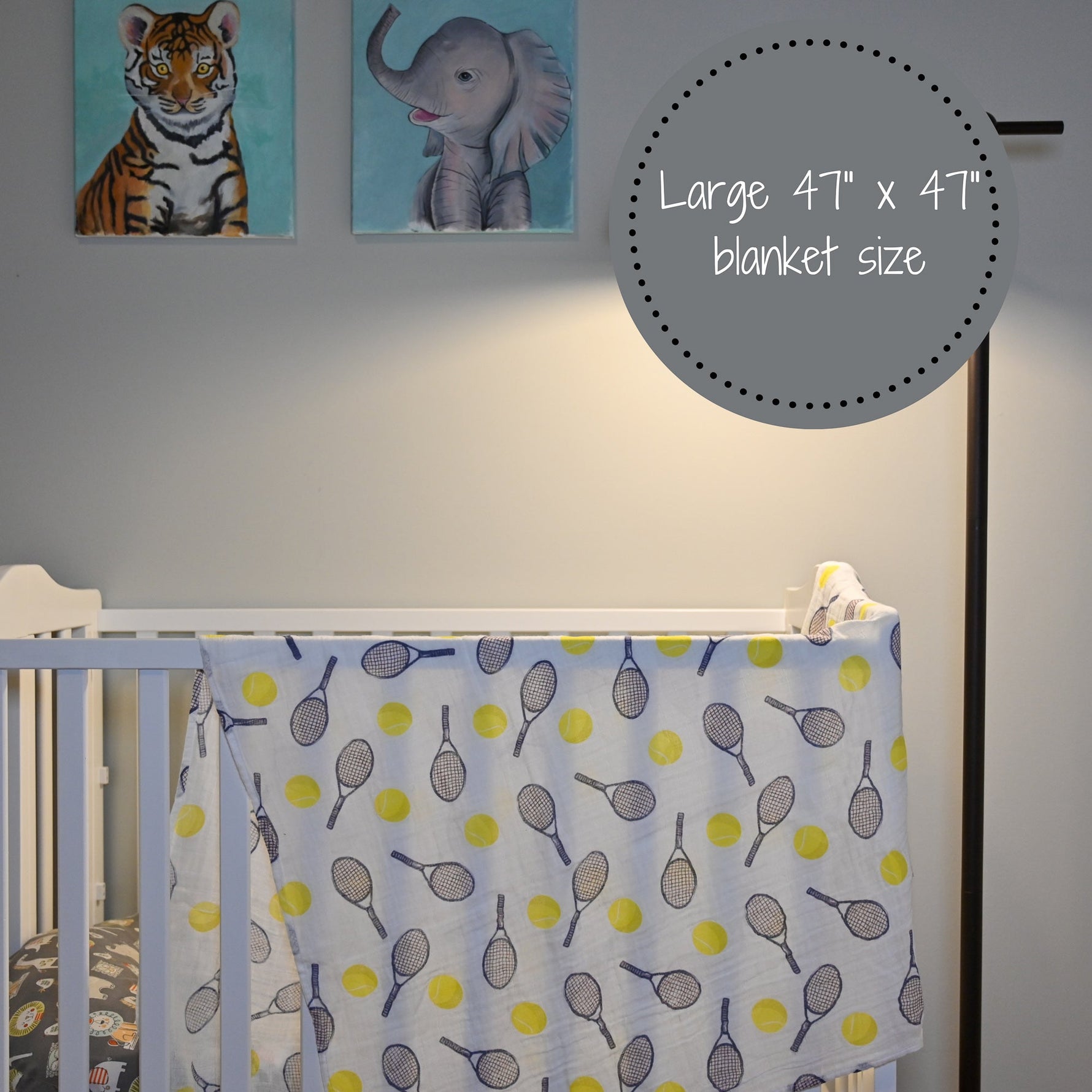 LollyBanks Love All Swaddle BlanketEveretts Place