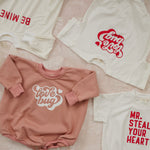 Little Joy Co. Love Bug T-Shirt Romper - 